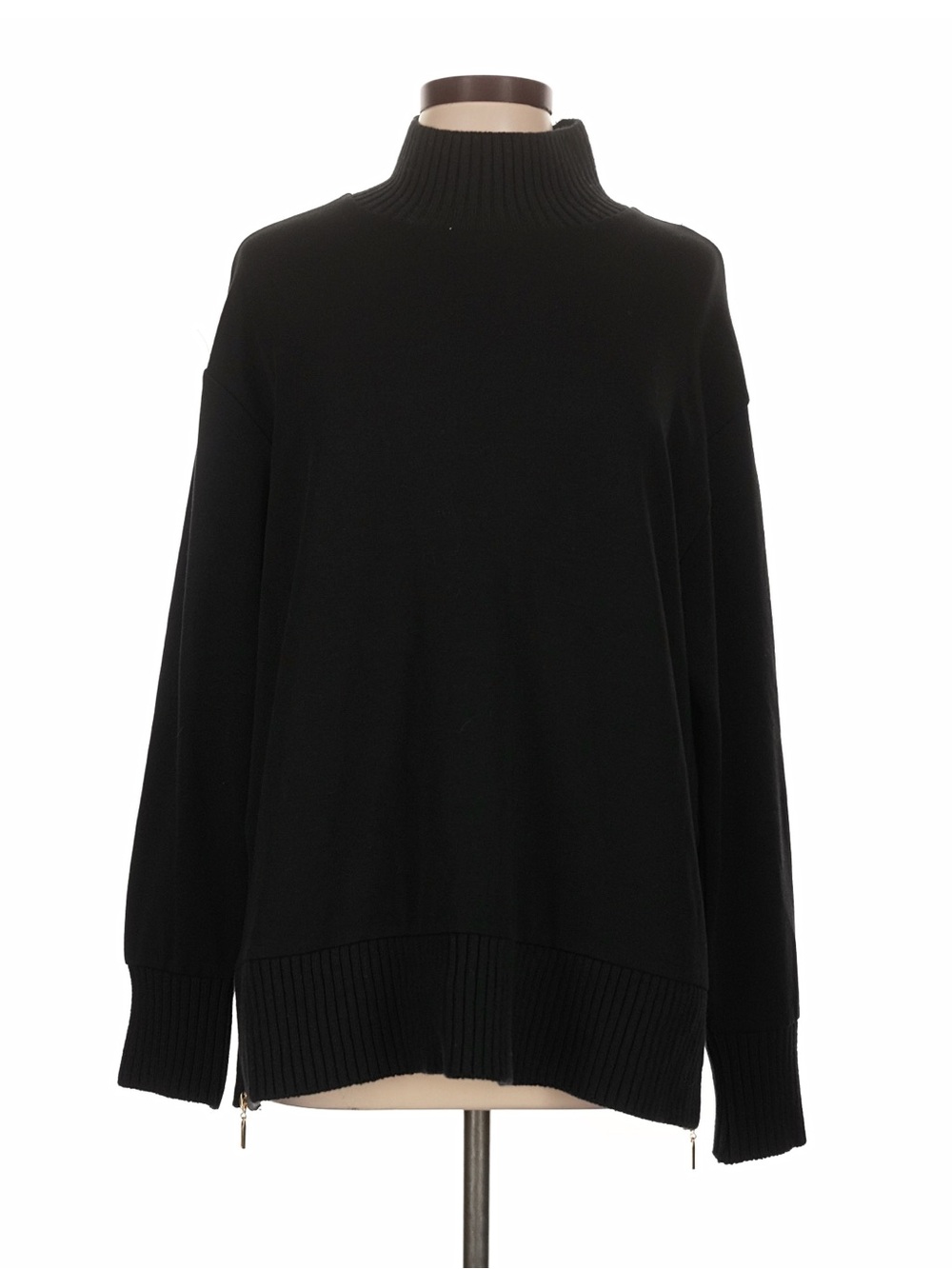 Z SUPPLY Black Mock Neck Sweatshirt Size Large